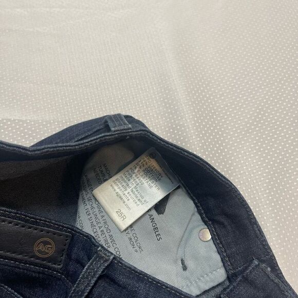 NWT Adriano Goldschmied Super Skinny Legging Ankle Dark Wash Denim Jeans Size 25 - Picture 10 of 13